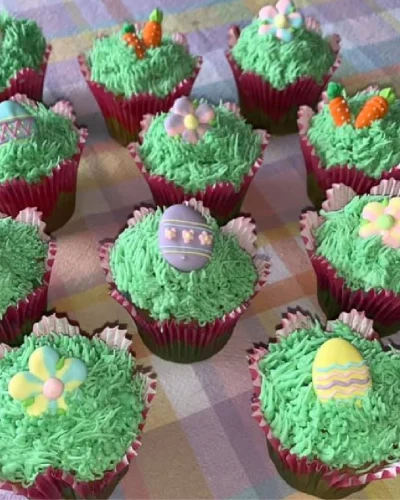 Springtime Garden Easter Cupcakes