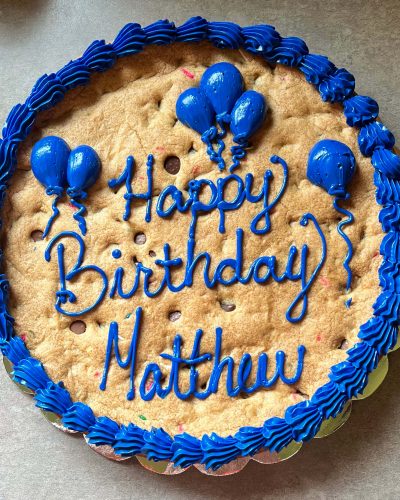 Vibrant Celebration Cookie Cake